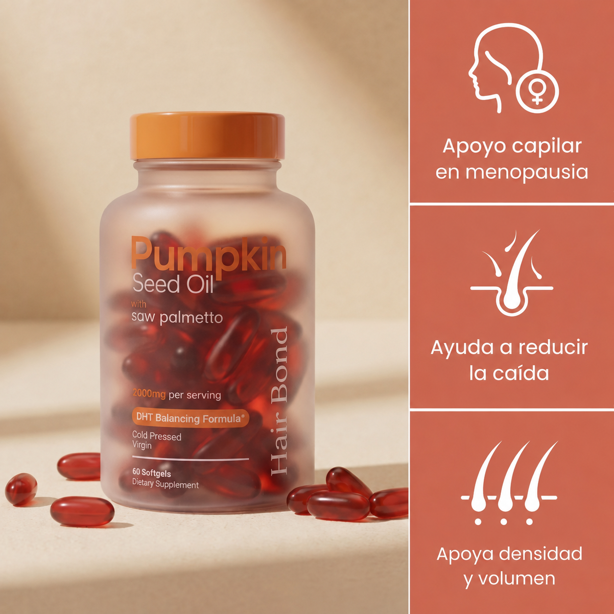 Pumpkin Seed Oil - Menopaucia y Premenopaucia